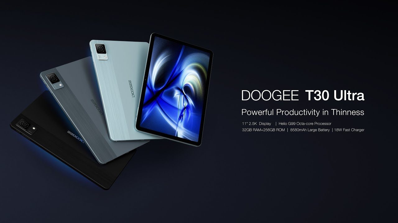 Exclusive: Doogee T30, Chinese Tablet Manufacturer Reveals Groundbreaking 4K Display Feature Unmatched by Apple, Google, or Samsung